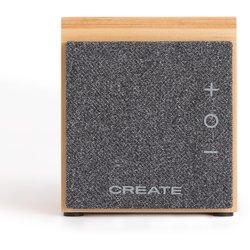 Altavoz Mini Pro Bamboo Bamboo Bluetooth con soporte para teléfono inteligente CREATE