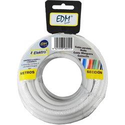 ROLO DE CABO REDONDO 3x2,5mm BRANCO 10m