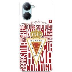 Funda Para Realme C33 Del Real Murcia Escudo Fondo Blanco - Licencia Oficial Real Murcia