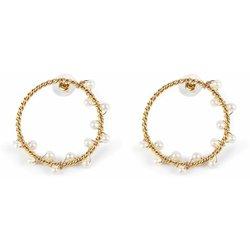 Shima pendientes #oro brillo 1 u