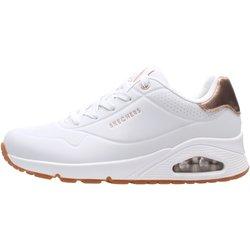 Skechers-Uno-Blanco Dorado 177094 WHT