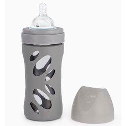 Twistshake Biberón Anticólico Vidrio Gris 260 ml