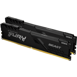 DDR4 KINGSTON 2X8GB 3600 FURY BEAST NEGRO