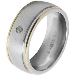 AKZENT Anillo Mujer em Acero Inoxidable – Tam.54 – 0099