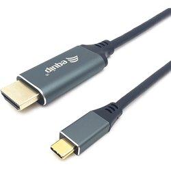 Equip 133415 Adaptador de Cable de Vídeo 1 M USB Tipo C HDMI Tipo A Negro