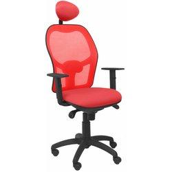 Silla de Oficina con Cabecero Jorquera P&C ALI350C Rojo