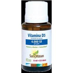 Vitamina D3 4000UI 15ml Sura Vitasan