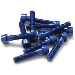 TORNILLOS ALU7075T6 M5X25 AZUL ANODIZADO (10UNI)