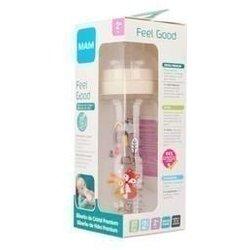 Mam Feel Good Biberon Cristal Rosa +2 Meses 260ml