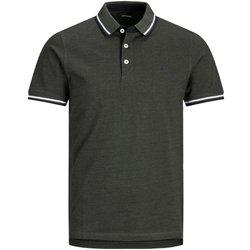 JACK&JONES Hombre Polo Camiseta Top TS Cuello 24244