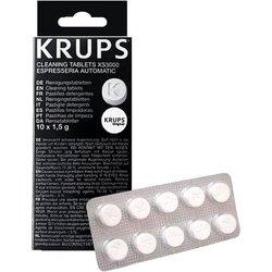 Krups Descalcificador Cafetera XS300010 Pastillas Descalcificadoras Cafetera, Pastillas Krups Limpieza Cafetera, 1,5 gr x 10 unidades