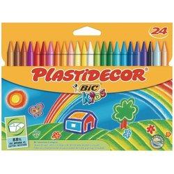 BiC Plastidecor Ceras de colores 24 CERAS