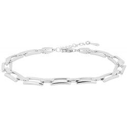 Pulsera en Plata de Ley 925 Bañada en Rodio 18.3 Cm