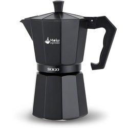 Sogo cafetera moka induccion 12 tazas negra