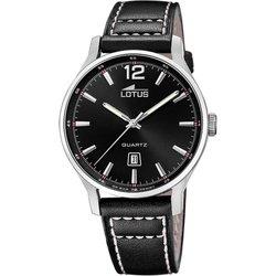 Reloj Lotus 18954/3 hombre acero y piel negra