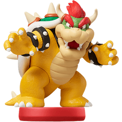 Nintendo Amiibo Bowser Super Mario Dorado