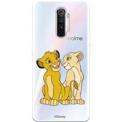 Funda para Realme X2 Pro Oficial de Disney Simba y Nala Silueta - El Rey Leon