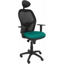 Silla de Oficina con Cabecero Jorquera P&C BALI39C Turquesa