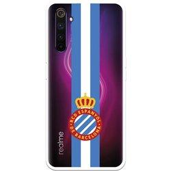 Funda para Realme 6 Pro del RCD Espanyol Escudo Albiceleste Escudo Albiceleste - Licencia Oficial RCD Espanyol