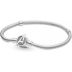 Pulsera  Pandora Moments Cadena de Serpiente Cierre Logo Los Vengadores de Marvel 590784C00-18