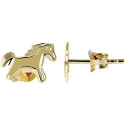 Joyería Oro 8K – Pendientes en Oro Caballo