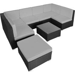 TECTAKE Tectoke Set De Rattan Veneza