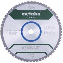 Metabo hoja de sierra steel cut - classic, 355x25,4 z72 dpfa/dpfa 4° (628669000)