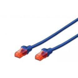 Cable de Red (RJ45 - 25 cm - Azul)