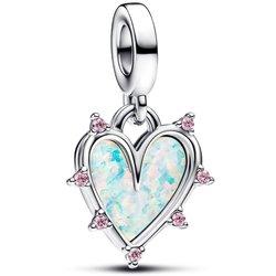 Charm colgante Pandora Doble Amistad Opalescente - 793434C01