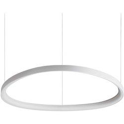 Suspensión Moderna Gemini Metal Blanco Led 60W 3000K Luz Caliente