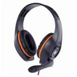 AURICULARES GEMBIRD NARANJA- NEGRO 3,5MM