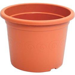 Maceta plastica 21l., dimensiones (mm) 400x400x303, color terracota