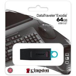 memoria 64gb exodia kingston usb 3.2