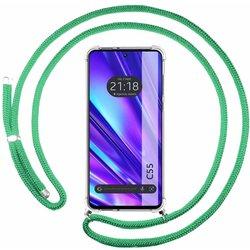 Funda Colgante Realme C55 Cordon Verde Agua