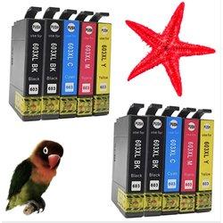 Pack 10 Tintas Compatibles con 603XL Epson Expression Home XP-2100 XP-2105 XP-3100 - Alta Calidad