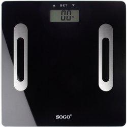 Sogo BAB-SS-3981 Báscula de Baño Negra