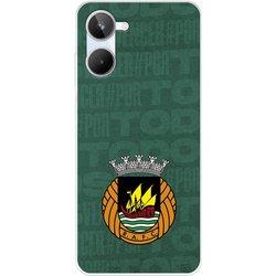 Funda para Realme 10 del Rio Ave FC Escudo Fondo Verde  - Licencia Oficial Rio Ave FC