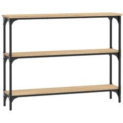 Mesa consola Sonoma roble 100x22,5x75cm madera multicapa