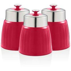 Botellas de Cocina SWAN 1,2L (15,6 x 15,6 x 17,3 cm - Plástico/Acero Inox. - Rojo)