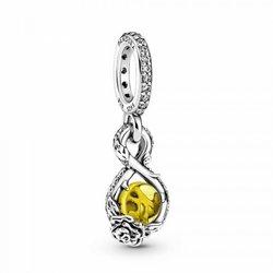 Charm PANDORA La Bella y la Bestia (Plata - Plateado - Talla Única)