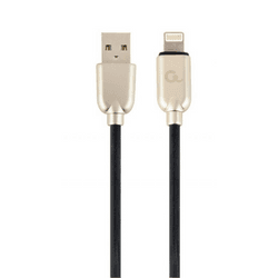 Cablexpert CC-USB2R-AMLM-2M cable de conector Lightning Negro