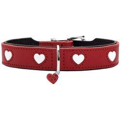 Collar para Perro Hunter Love XS/S 30-34 cm Rojo/Blanco