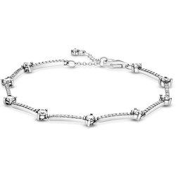 Pandora Pandora Pulsera en plata de ley Barras Brillantes en Pavé 599217C02 , para Mujer