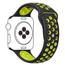 Bracelete SportyStyle para Apple Watch Series 9 Aluminum 45mm Preto / Verde