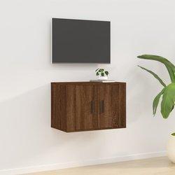 Mueble TV de pared Roble Marrón 57x34,5x40 cm