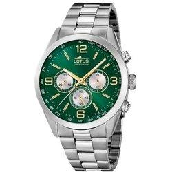 Reloj Hombre Lotus 18152/H Verde Plateado