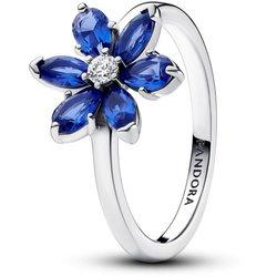 Pandora Anillo en plata de ley Herbario Brillante Azul​ 193000C01 , para Mujer