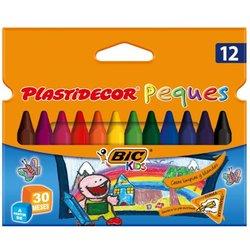 Lápiz de Cera BIC Plastidecor (12 Un)