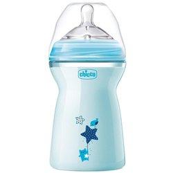 Chicco Biberón Naturalfeeling Azul Flujo Rápido 330Ml 6M+