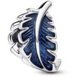 Charm Pluma Curvada Azul